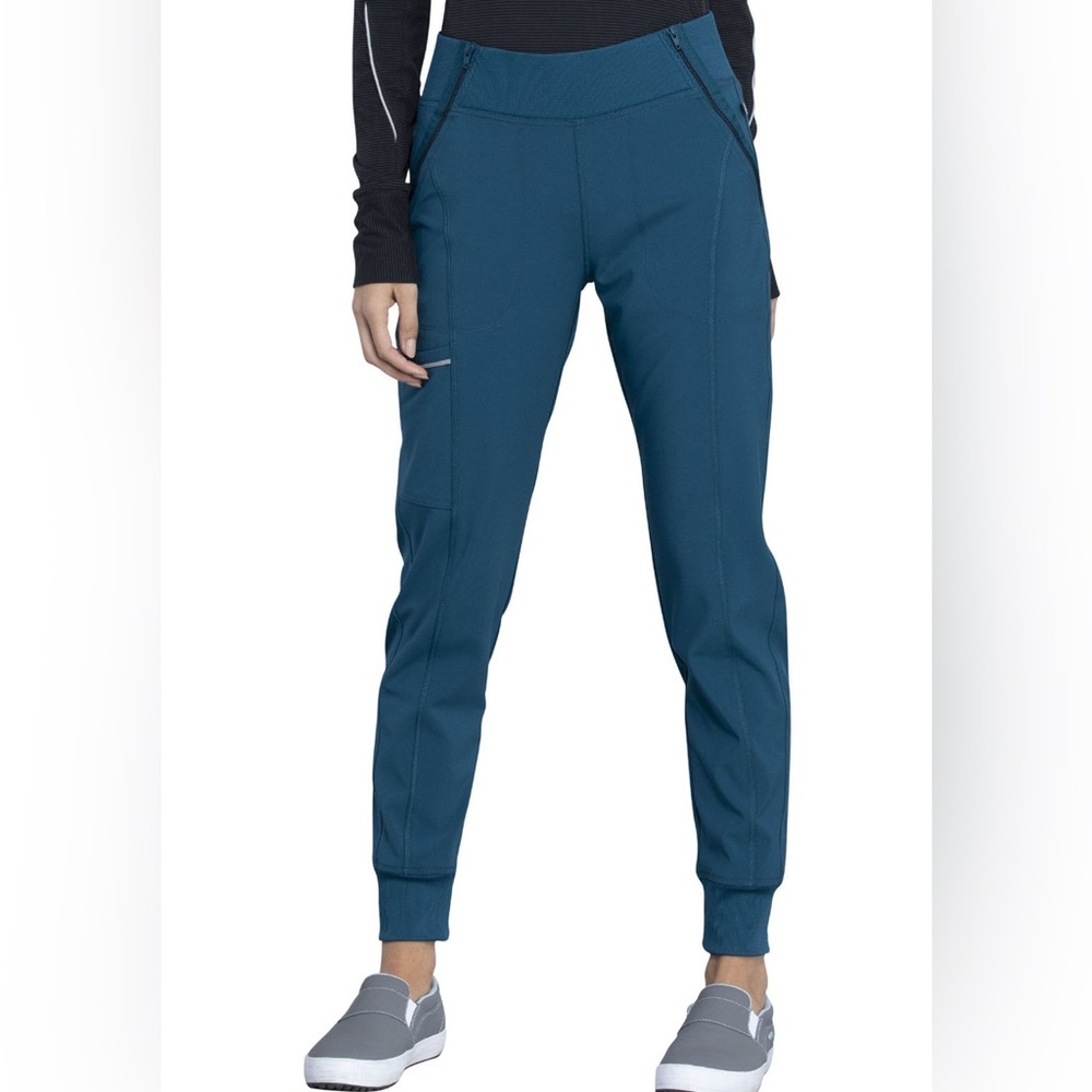 EUC - Cherokee Infinity Mid-Rise Joggers- Caribbean Blue